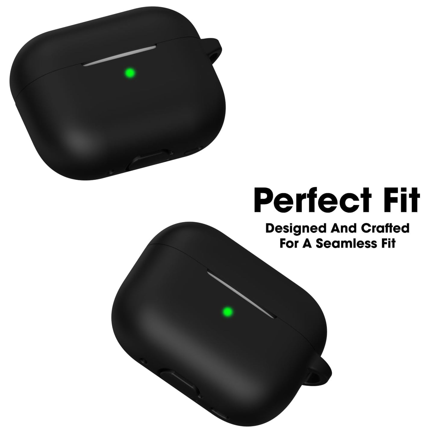 NR- Case NR-Case Silicon Cover + Triple Layer Shock Absorbing Protection + Keychain mount for NR pods Pro 2