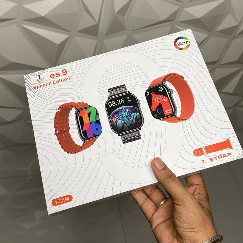 NR Series 9 Smartwatch With 7 Different Premium Straps