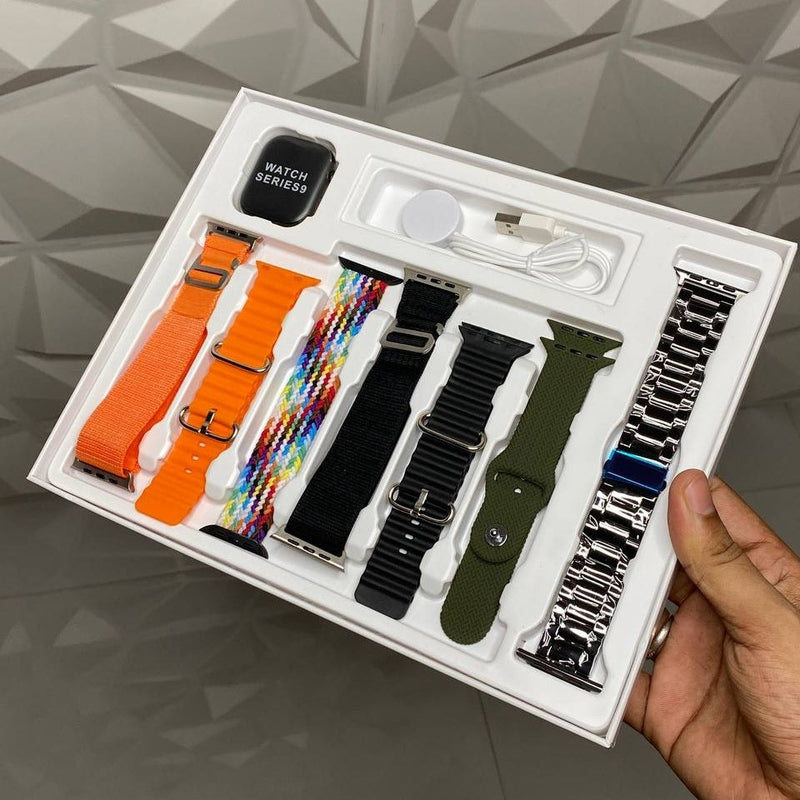 NR Series 9 Smartwatch With 7 Different Premium Straps