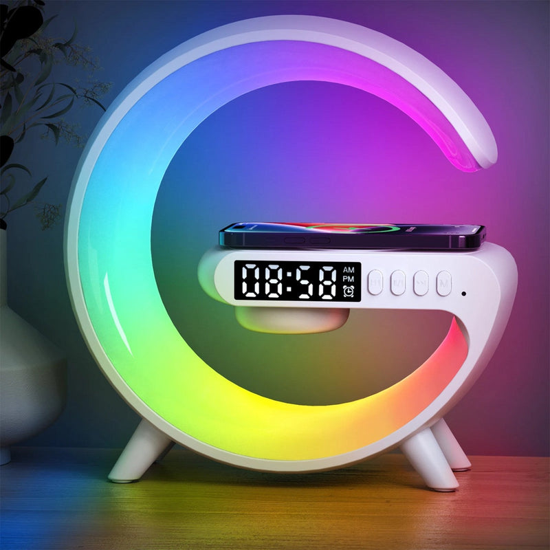 G63 Atmosphere RGB Light Bluetooth Speaker With Wireless Charging