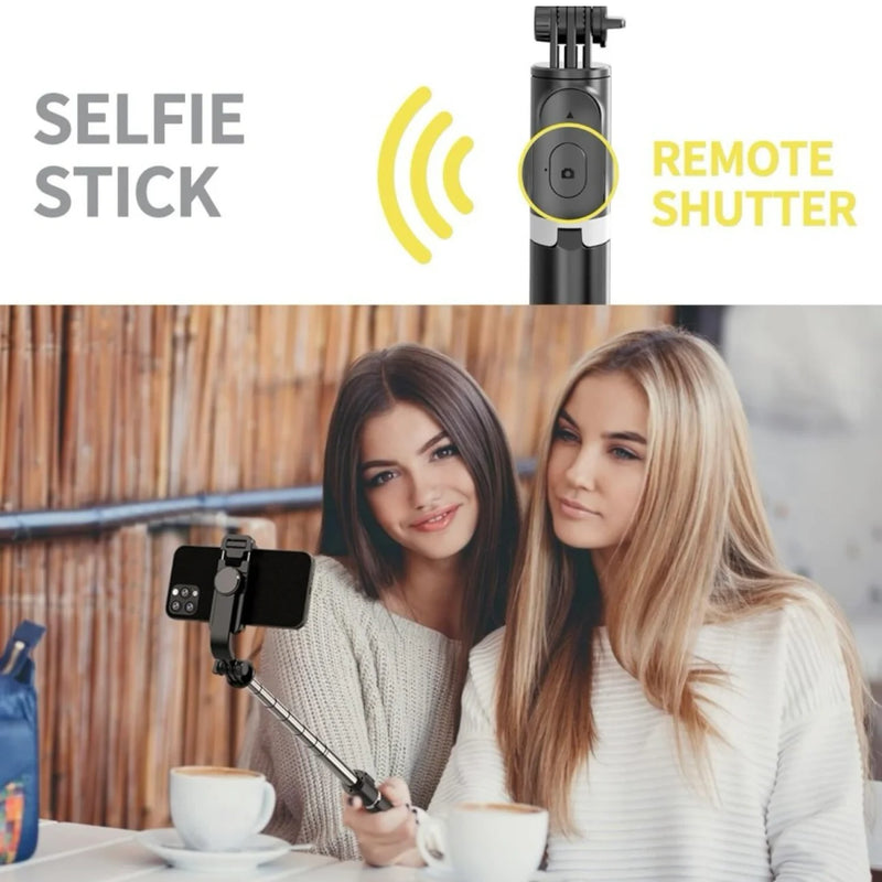 4 in 1 Extendable Selfie Stick 360 Rotation Tripod Stand Tripod