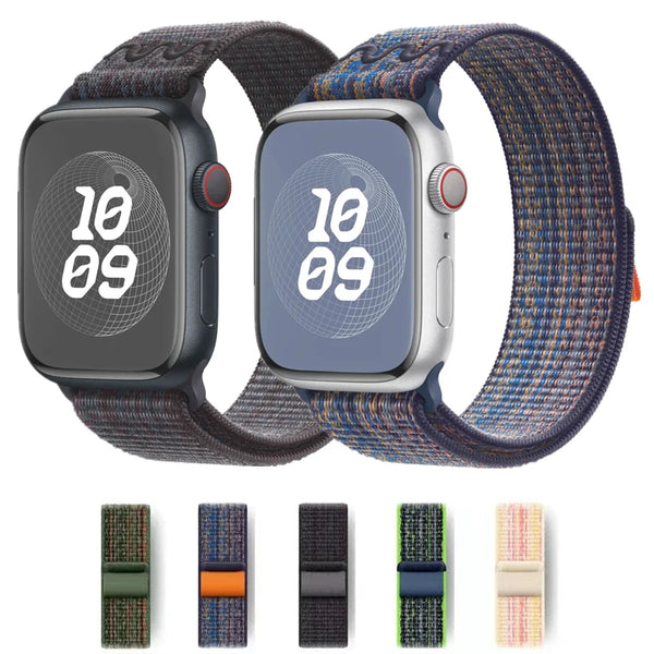 Shoponx New Velcro Nylon Sport Band Compatible with Smart-Watch