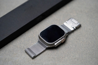 Luxury Titanium Milanese Loop / Compatible For Apple Watch