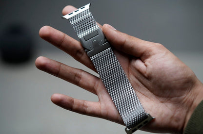 Luxury Titanium Milanese Loop / Compatible For Apple Watch