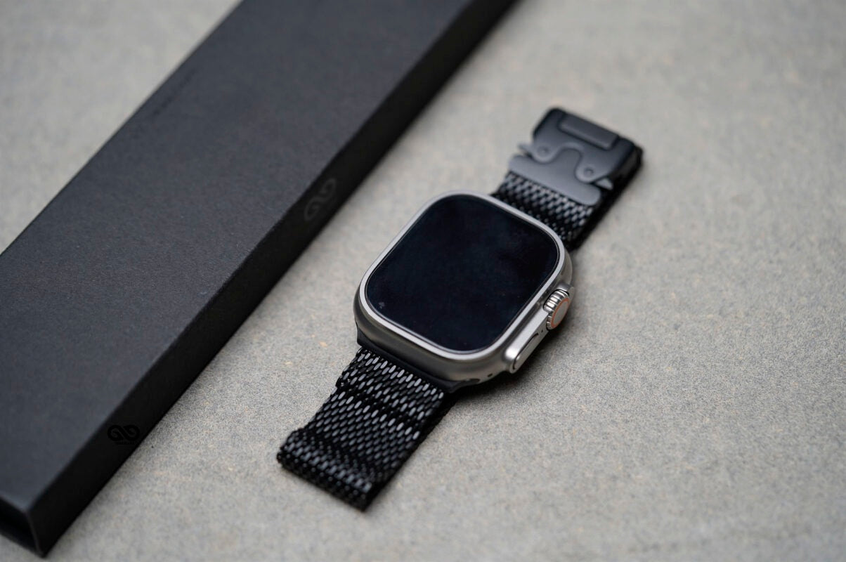 Luxury Titanium Milanese Loop / Compatible For Apple Watch